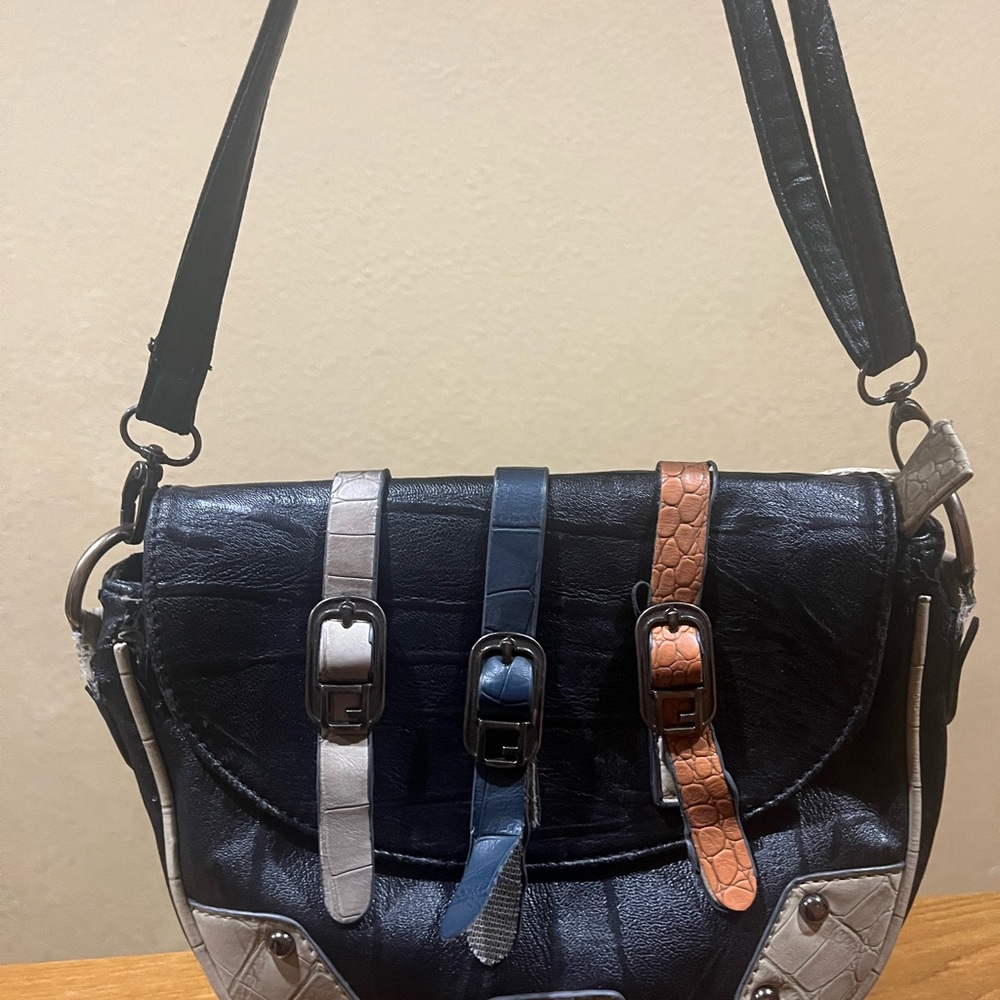 Vintage Grunge Patterned Purse